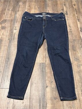 Torrid Dark Wash High Rise 3-Button Jeggings Jeans Denim - Size 20R
